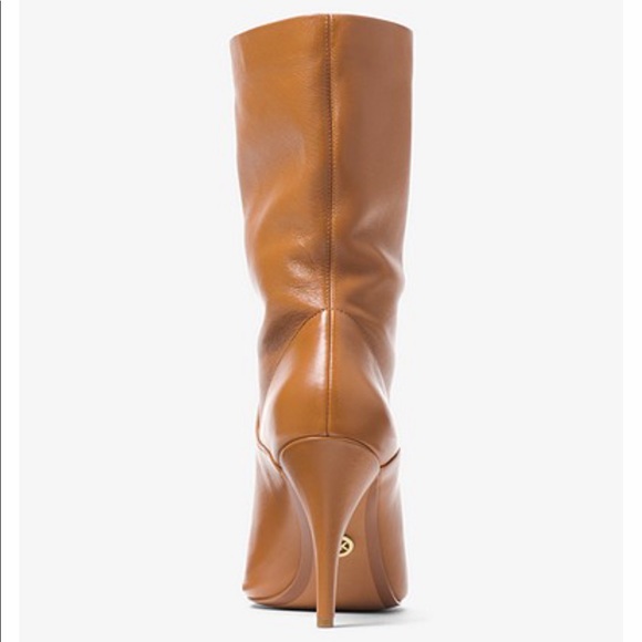 ❌SOLD on MC❌Elaine Leather Mid Calf Boots Size 8 - Picture 3 of 6